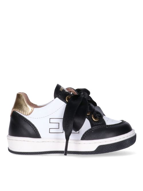 Sneakers bianche nere ELISABETTA FRANCHI | E0330NERO AVORIO